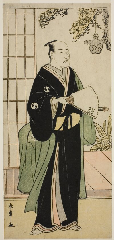Skuespilleren Ichikawa Danjuro V som Oboshi Yuranosuke i skuespillet Kanadehon Chushingura, opført på Nakamura Theatre i den femte måned, 1783 af Katsukawa Shunsho