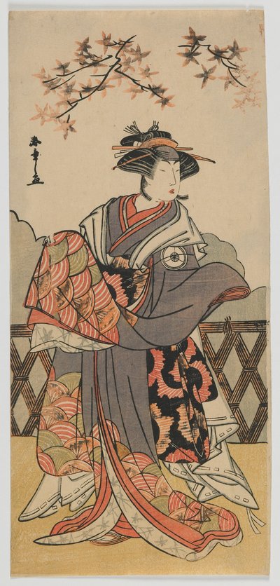Skuespilleren Iwai Hanshiro IV, Edo-periode, slutningen af 1780