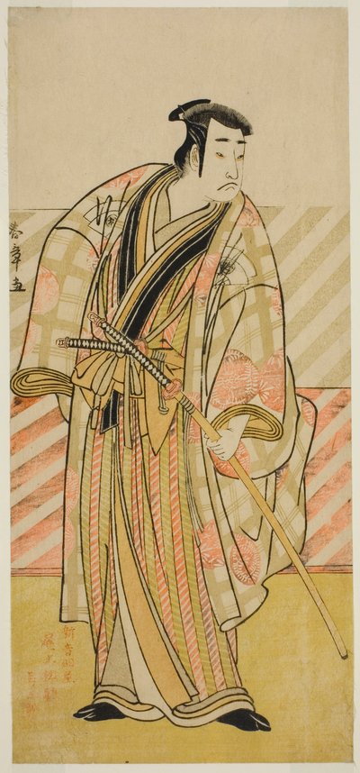 Skuespilleren Onoe Matsusuke I i en uidentificeret rolle af Katsukawa Shunsho