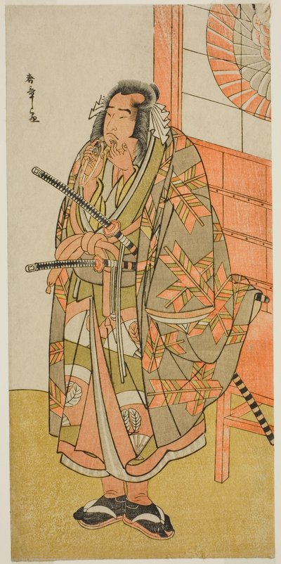 Skuespilleren Onoe Matsusuke I i en uidentificeret rolle af Katsukawa Shunsho