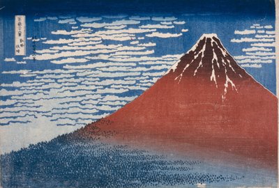 Fin vind, klar morgen af Katsushika Hokusai
