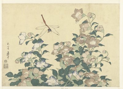 Ballonklokke og guldsmede af Katsushika Hokusai