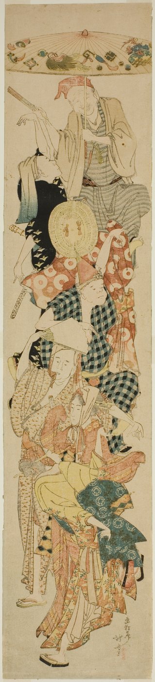 Bon Festival Dans af Katsushika Hokusai