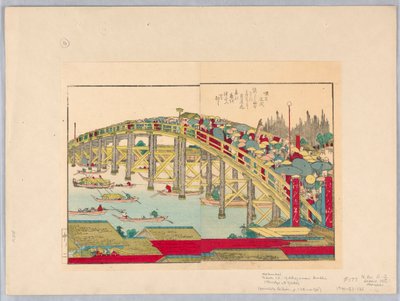 Broen ved Yedo af Katsushika Hokusai