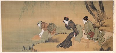 Afkøling på en sommeraften af Katsushika Hokusai