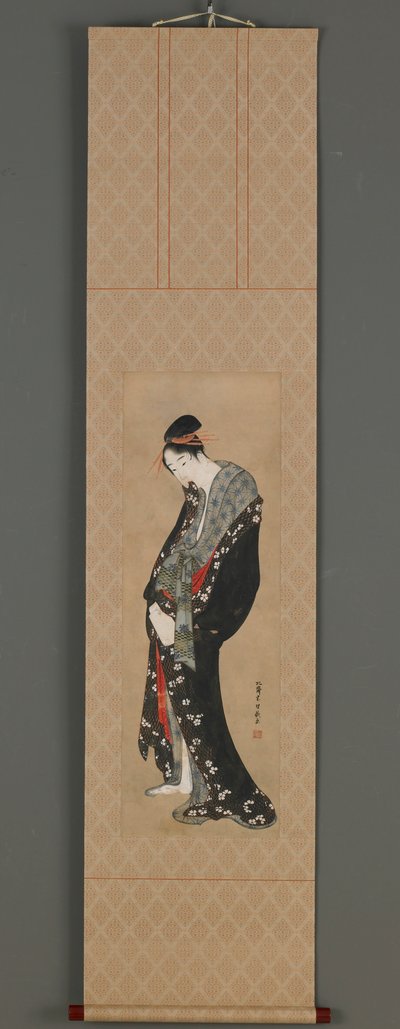 Courtesane, Edo-perioden, ca. 1796-1798. af Katsushika Hokusai