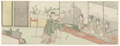 Danseforestilling af Katsushika Hokusai