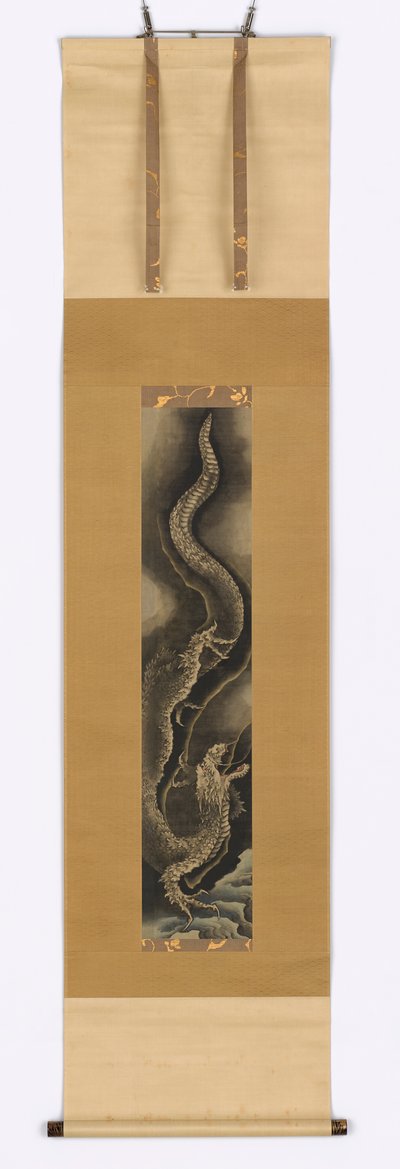Nedstigende drage, slutningen af det 18.-begyndelsen af det 19. århundrede. af Katsushika Hokusai