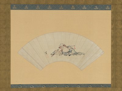 Den berusede Asaina af Katsushika Hokusai