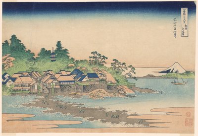 Enoshima læge og medlem Sagami P Rovinse (grov sake Enoshima), fra serien s `` Mr. Tyrty x Views Of bjerget Fuji (Fugaku Usaju Rokukatsu) 