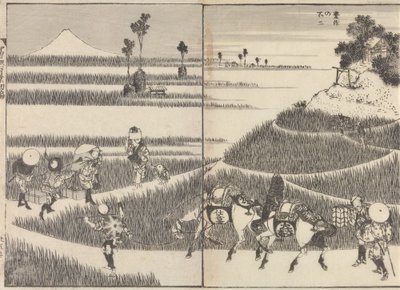 Fra »Hundrede udsigter over Fuji-bjerget« af Katsushika Hokusai