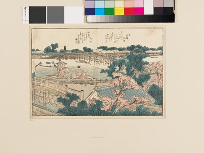 Fra Billedbog om Sumida-floden. Et blik på begge bredder af Katsushika Hokusai