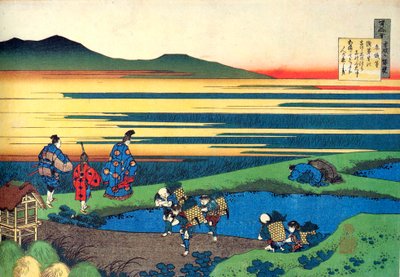 Fra serien Hundred Poems by One Hundred Poets: Sanji Hitoshi, c1830. af Katsushika Hokusai