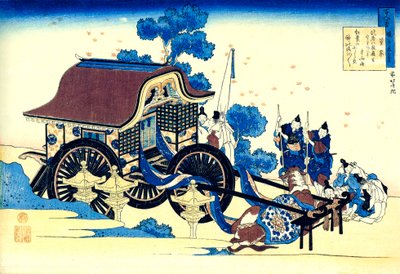 Fra serien Hundred Poems by One Hundred Poets: Sugawara no Michizane, c1830. af Katsushika Hokusai