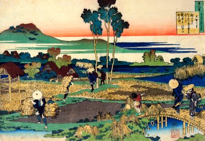 Fra serien Hundred Poems by One Hundred Poets: Tenchi Tenno, c1830. af Katsushika Hokusai