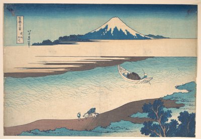Fuji – Tama-floden, Musashi-provinsen, fra serien »De 36 udsigter over Fuji-bjerget« (Fugaku sanjūrokkei) af Katsushika Hokusai