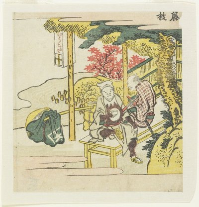Fujieda, ca. 1804 af Katsushika Hokusai