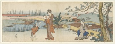 Guldfisksælger, 1801-1805 af Katsushika Hokusai