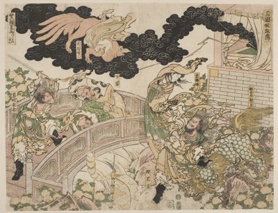 Ukonventionel ræv af Katsushika Hokusai