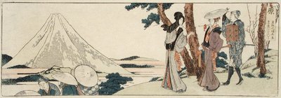 Hara. 3 ri og 6 chō til Yoshiwara af Katsushika Hokusai