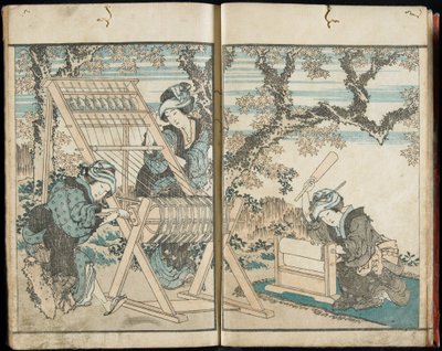 Hokusais billedalbum, bind 3, komplet af Katsushika Hokusai
