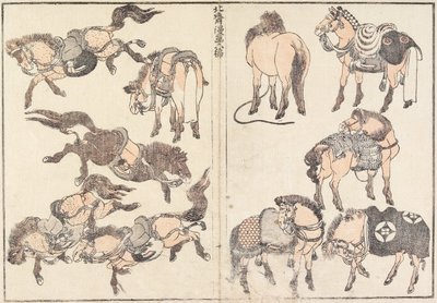 Heste af Katsushika Hokusai