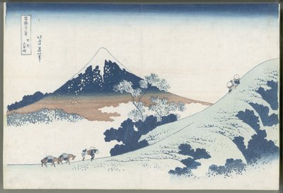 Inume-passet i Kai-provinsen af Katsushika Hokusai
