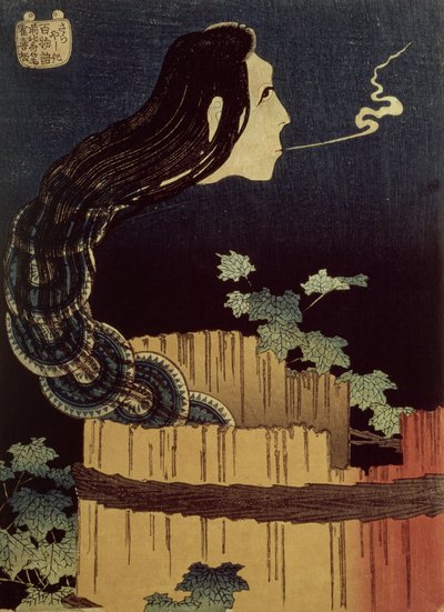 Japanese Ghost (træblok) af Katsushika Hokusai
