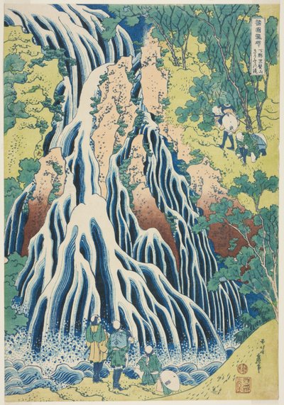 Kirifuri-vandfaldet (Kirifuri no taki), fra serien Tour of the Waterfalls in Various Provinces (Shokoku taki meguri) af Katsushika Hokusai
