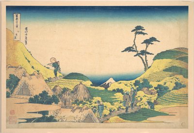 Nedre Meguro (Shimo Meguro), fra serien »De 36 udsigter over Fuji« (Fugaku sanjūrokkei) af Katsushika Hokusai