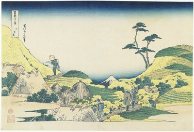 Nedre Meguro, 1831-1834 af Katsushika Hokusai