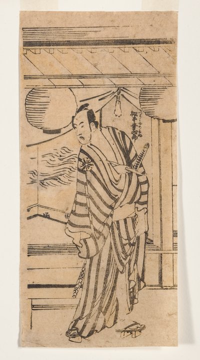 Koshiro Matsumoto Asu Tsurigane Mibu, 1788-92 (DBock) af Katsushika Hokusai