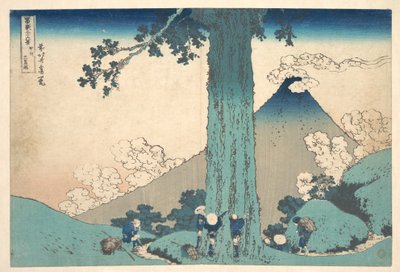 Mishima-passet i Kai-provinsen (Kōshū Mishima goe), fra serien »De 36 udsigter over Fuji-bjerget« (Fugaku sanjūrokkei) af Katsushika Hokusai