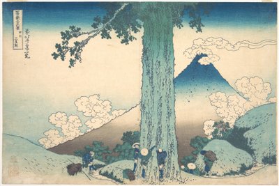 Mishima-passet i Kai-provinsen (Kōshū Mishima goe), fra serien »De 36 udsigter over Fuji-bjerget« (Fugaku sanjūrokkei) af Katsushika Hokusai