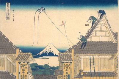Mitsui butik . . , myg. 1830-32. af Katsushika Hokusai