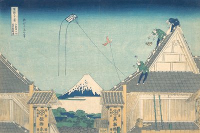 Mitsui butik . . , myg. 1830-32. af Katsushika Hokusai