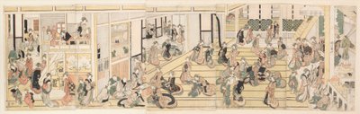 Nytårsdag på Ōgiya-bordellet i Yoshiwara af Katsushika Hokusai