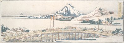 Okazaki, fra serien Fifty-three Posts of Spring Pleasures af Katsushika Hokusai