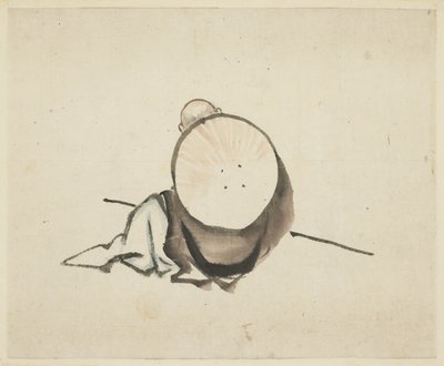 Pilgrims hvile af Katsushika Hokusai