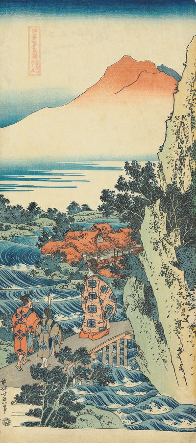 Print fra serien "A True Mirror of Chinese and Japanese Poems af Katsushika Hokusai