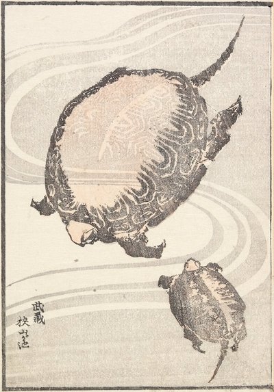 Sayama-ga-ike-dammen i Musashi-provinsen af Katsushika Hokusai