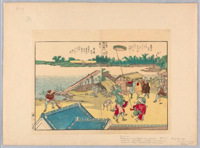 Et landsbybillede af Katsushika Hokusai