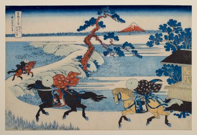 Landsbyen Sekiya ved Sumida-floden, fra serien »De 36 udsigter over Fuji-bjerget« af Katsushika Hokusai