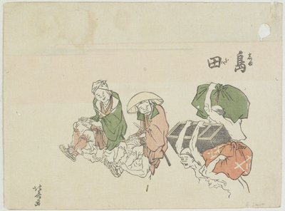 Shimada, 1799-1802 af Katsushika Hokusai