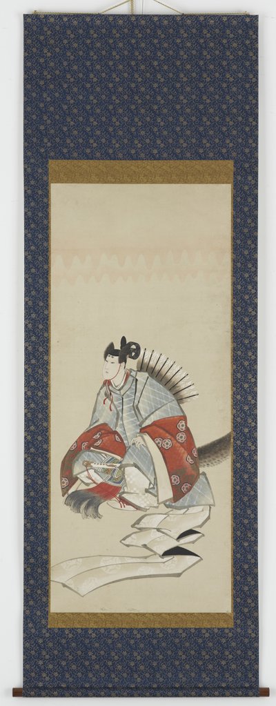 Six Immortals of Poetry: Ariwara no Narihara, ca. 1806-08 (blæk og farve på papir) af Katsushika Hokusai