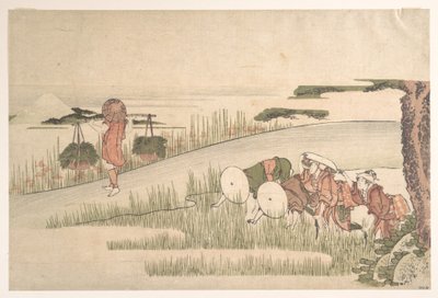 Forår i rismarkerne af Katsushika Hokusai