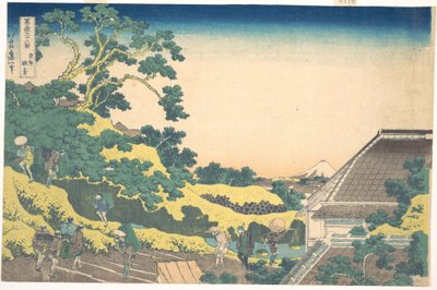 Surugadai i Edo (Tōto Sundai), fra serien »De 36 udsigter over Fuji« (Fugaku sanjūrokkei) af Katsushika Hokusai
