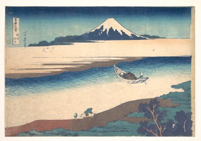 Tama-floden i Musashi-provinsen (Bushū Tamagawa), fra serien »De 36 udsigter over Fuji-bjerget« (Fugaku sanjūrokkei) af Katsushika Hokusai