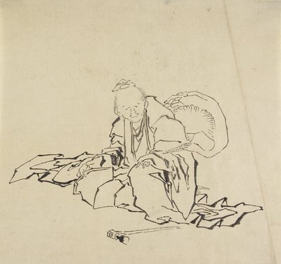 Håndværkeren fra Hida af Katsushika Hokusai