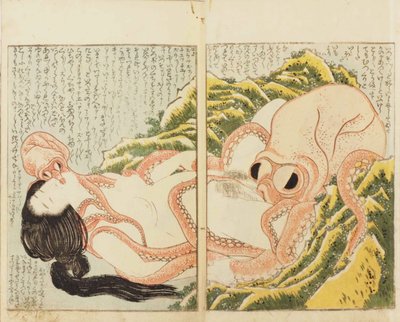 Fiskerkonens drøm af Katsushika Hokusai